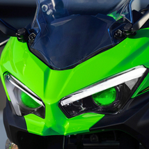 Ninja 250/300 ZX25R LEDプロジェクターヘッドライト DRL+ウインカー Eマーク承認_画像5