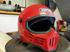 SIMPSON Simpson vintage helmet M30 7 1/4 1975 year initial model 
