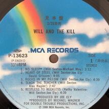 LP■ROCK/WILL AND THE KILL/帯 OBI/見本盤/P ROMO/P 13623/ウィル&ザキル_画像5