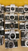 Canon OLYMPUS KONICA フィルムカメラ 15個まとめて売り ジャンク品_画像3