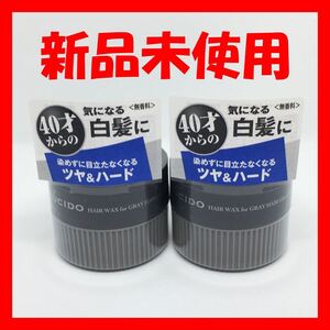 LUCIDO(ルシード) ヘアワックス 白髪用ワックス グロス&ハード 80g