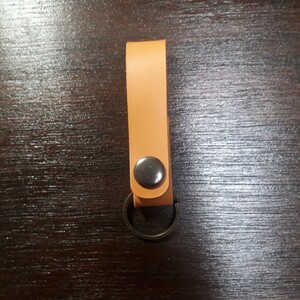 キーホルダー キーリング 本革