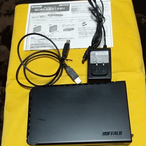 BUFFALO USB2.0 外付けハードディスク、2TB