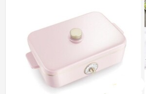 コンパクトホットプレート 5種のプレート ピンク