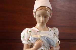 редкость [B&G Copen - -gen ведро go- Glenn Dahl ] фарфоровая кукла figyu Lynn MARY.. изображение 