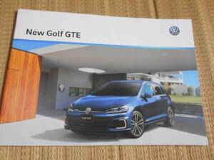 ☆絶版車カタログ　VW　７代目ゴルフＧＴＥ（Ａ）2016～2021