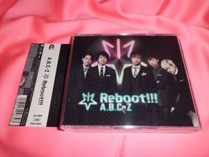 A.B.C-Z■初回限定5周年Best盤★Reboot!!!★DVD合計154分収録★MV集＆メンバーでのMV鑑賞会■CD+2DVD