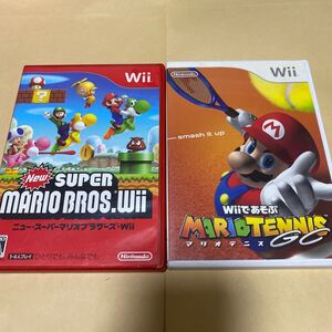 NewスーパーマリオブラザーズWiiとWiiであそぶ マリオテニスGC Wii