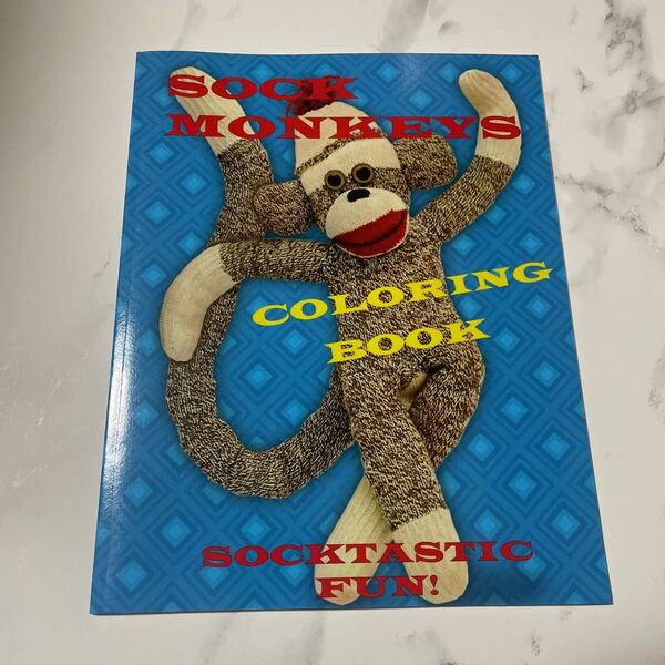 SOCK MONKEYS COLORING BOOK /SOCKTASTIC FUN!/ぬりえ/ソックモンキー