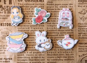Aliceとラビット デコパーツ プラパーツ ハンドメイド素材 ハンドメイド材料