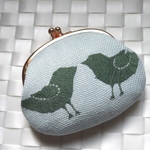 ハンドメイド がま口ポーチ