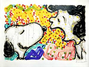 【限定500】世界唯一の芸術家　トム・エバハート 『DRAMA QUEEN』スヌーピー リトグラフ　版画　絵画　ポップ　モダンアート　直筆サイン