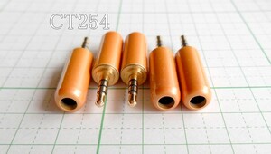 管理番号＝3J048　　自作用　φ2.5mm　4極超ミニプラグ　CT254　5個セット　