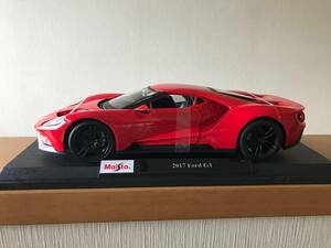 希少 レア Maisto マイスト 1:18 6+ 2017 Ford GT レッド