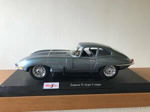  последний редкий редкость Maisto Maisto 1:18 6+ Jaguar E-type Coupe серебряный 