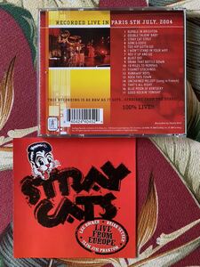 Stray Cats CD Live From Europe - Recorded Live In Paris 5th July, 2004 ロカビリー ストレイキャッツ
