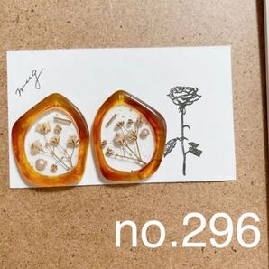 イヤリング ピアス ドライフラワー 樹脂 ハンドメイド アクセサリー レジン 花 ハンドメイド