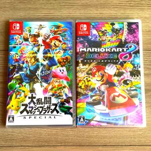 大乱闘スマッシュブラザーズ マリオカート8 switch 2点セット