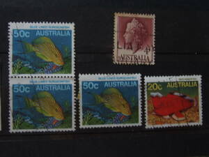  Oceania stamp : Australia / used .5 sheets 