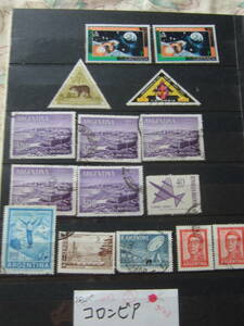  south Africa stamp /g Rena da2 sheets unused / Costa Rica 1 sheets unused / Colombia 1 sheets used ./ Argentina 11 sheets used .