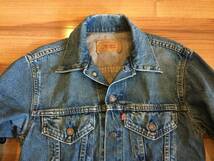 米製Levi'sリーバイス 70505（刻印715)・美品メンズ ジージャン/デニムジャケット・36・Made in USA・送料750円～_画像2