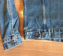 米製Levi'sリーバイス 70505（刻印715)・美品メンズ ジージャン/デニムジャケット・36・Made in USA・送料750円～_画像5