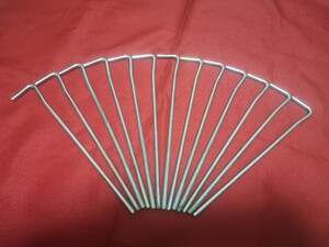 スチールペグ 13本 【中古品】