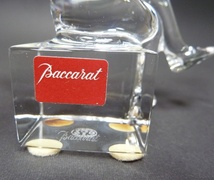 (☆BM5)【感謝特別価格】Baccarat/バカラ ハートを持った天使 エンジェル クリスタルガラス オブジェ 置物 フィギュア 高さ11㎝ 310g 天使_画像6