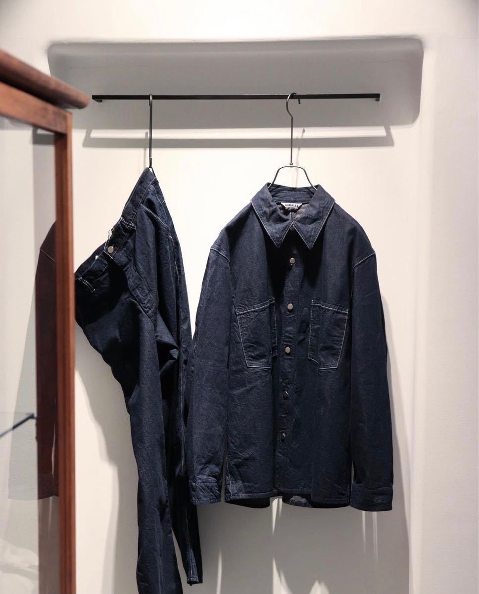 AURALEE オーラリー 22SS HARD TWIST FADED BROWN DENIM 5P PANTS 24