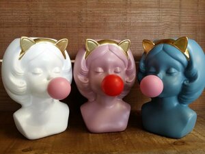  girl penholder pen stand cat cat Katyusha Northern Europe series 3 piece set vase flower base 