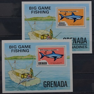 「TD258」グレナダ島切手　さかな