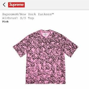 Supreme New York Yankees S/S Top Pink XL