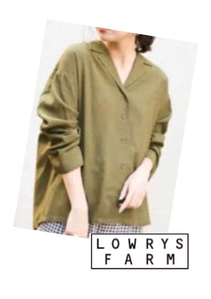 LOWRYS FARM とろみシャツ