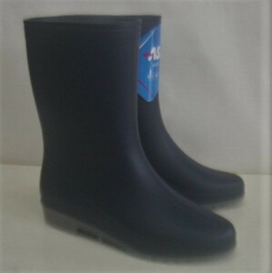  made in Japan for women boots * Asahi R307* inside side /. sweat material navy size 25cm