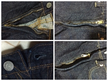 送料710円~ ※ファスナー波打ち size 26 R.J.Blues RJB デニム ジーンズ パンツ FLAT HEAD フラットヘッド_画像5