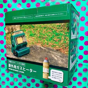 新品◆屋外用ガスヒーター VS-G006 市販のカセットガス使用 30cm×30cm×20cm キャンプ アウトドア