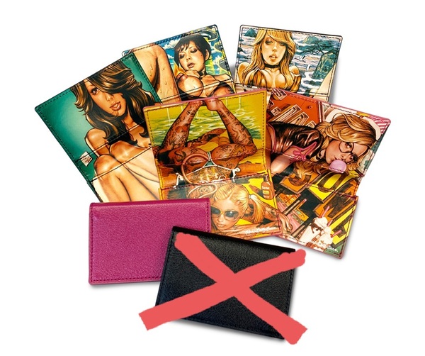 ロッキンジェリービーン Rockin'Jelly Bean card case 5種 正規新品 滝行 Sunburned wife Fujiko The Martian vs Young Pussy Roller Girl 