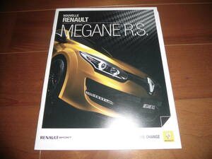  Megane Renault Sport [DZF4R catalog only 2015 year 1 month 30 page ] MEGANE R.S