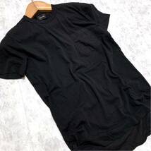 C @ 国内正規品 '都会のカジュアルウェア' DIESEL ディーゼル 半袖 Tシャツ 胸ポケット スリット 黒 BLK サイズ:XS メンズ トップス_画像1