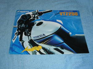 ★1989年▲MC15 ホンダ VTZ250 バイク カタログ▲HONDA VTZ250 MC15E 水冷 4サイクル DOHC V型 2気筒 249cc 40PS V2 Vツイン▲オートバイ