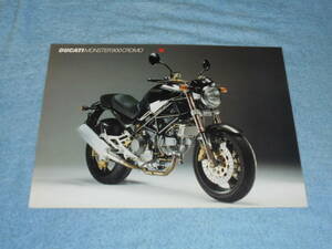 *1999 год ^ Ducati Monstar 900 черный mo мотоцикл Lee порожек иностранная версия ^DUCATI MONSTER 900 CROMO 4 ход L90/ мотоцикл каталог 