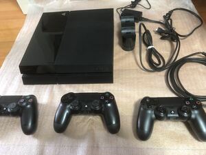 PS4 PlayStation4 CUH-1007A 純正コントローラー3個付き
