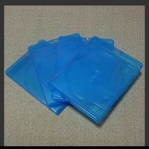 blu-ray ブルーレイ dvd CD 空ケース【1枚入り収納】4枚セット