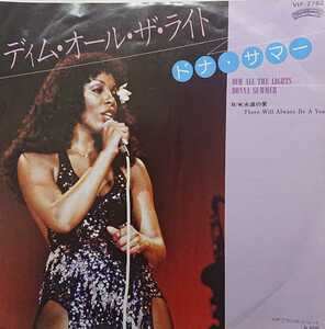 ☆DONNA SUMMER/DIM ALL THE LIGHTS'1979国内盤victor EP