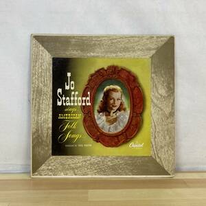 x7#[LP/10 дюймовый ]Jo Stafford / Sings American Folk Songs * Capitol Records / H-75 / фиолетовый этикетка 210915