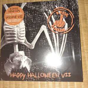 超激レア　p.Paul fenech/happy halloween Ⅶ サイコビリー meteors メテオズ　wrecking crew ハロウィン限定カラー7inch 