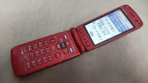 docomo FOMA らくらくホン F-09B ＃DG2811 FUJITSU ガラケー ケータイ 簡易動作確認＆簡易清掃＆初期化OK 判定○ 