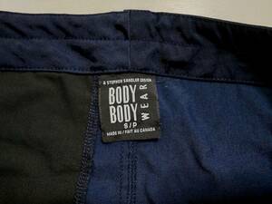 * Canada производства BODY BODY WEAR корпус корпус одежда нейлон брюки * редкость бренд * темно-синий * брюки-карго type 