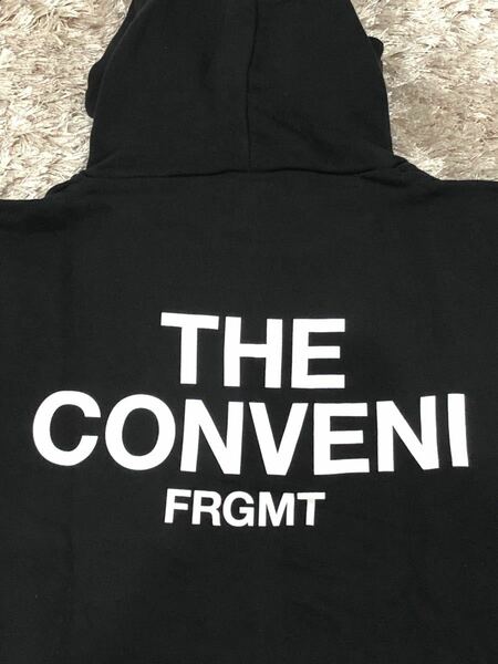 FRGMT x The Conveni Hoodie Mサイズ 黒 fragment フラグメント ザ・コンビニ フーディー