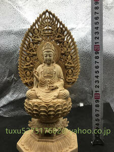 仏壇仏像 観音菩薩 供養品 祈る厄除 精密細工 仏教工芸品 木彫仏像 観音菩薩像